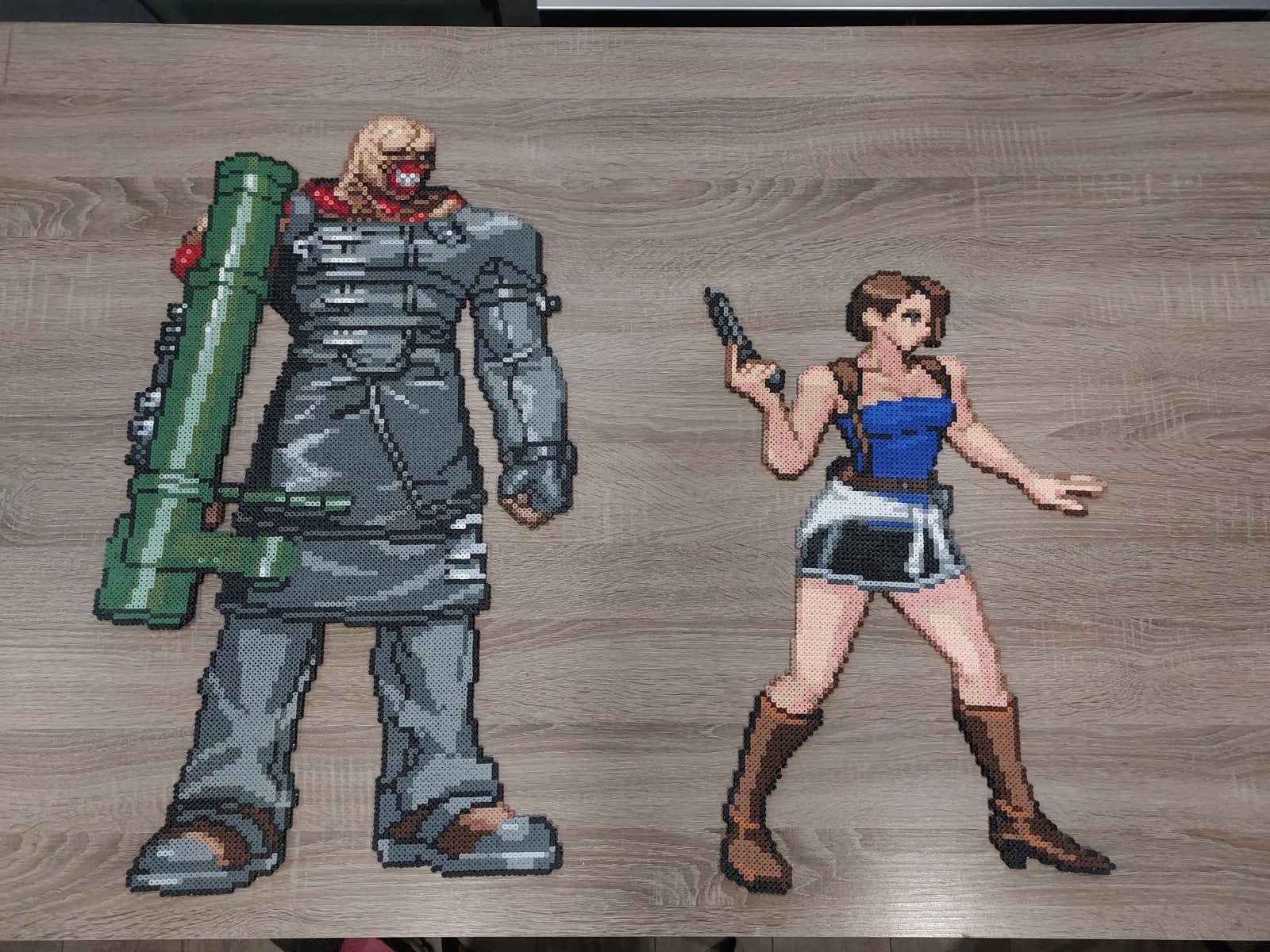 Resident Evil 3 pixel figuren, Verzamelen, Ophalen, Zo goed als nieuw