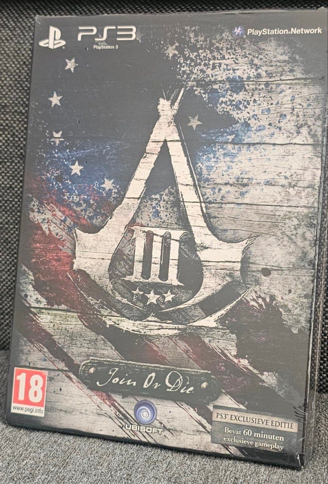 Assassin's Creed III Join or Die Edition PS3 Sealed, Avontuur en Actie, Vanaf 18 jaar, 1 speler, Nieuw