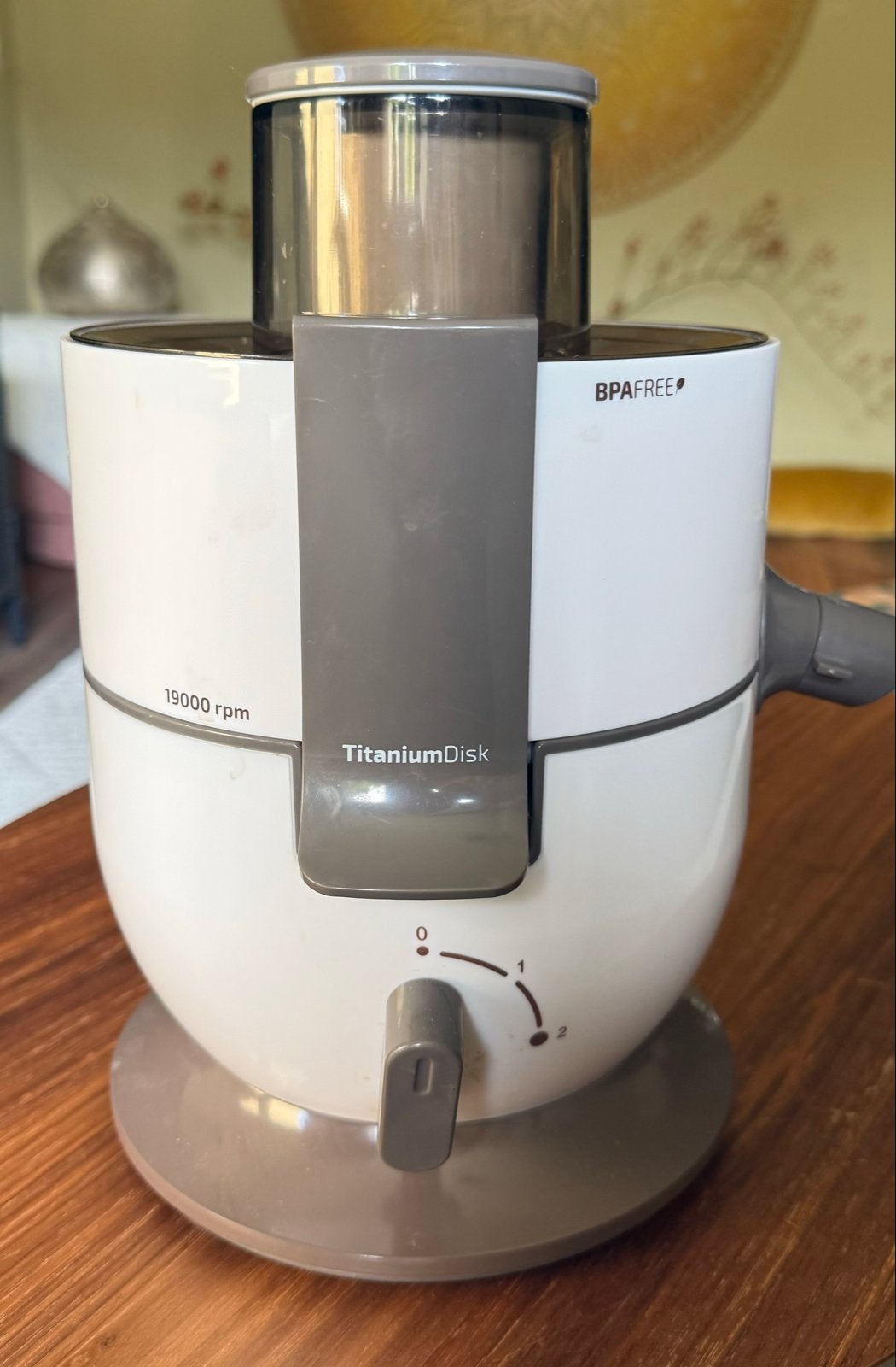 Cecotec Strong Titanium 19000rpm sapcentrifuge, Witgoed en Apparatuur, Ophalen of Verzenden, Zo goed als nieuw, Elektrisch, Sapcentrifuge