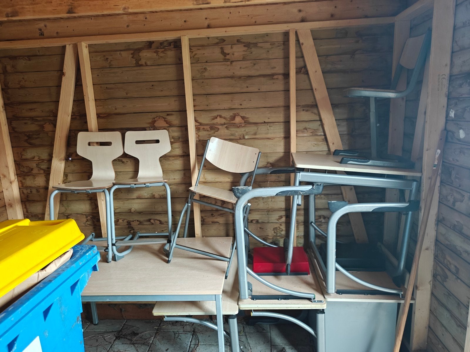 gratis af te halen, Huis en Inrichting, Stoelen, Gebruikt, Overige kleuren, Vijf, Zes of meer stoelen, Hout