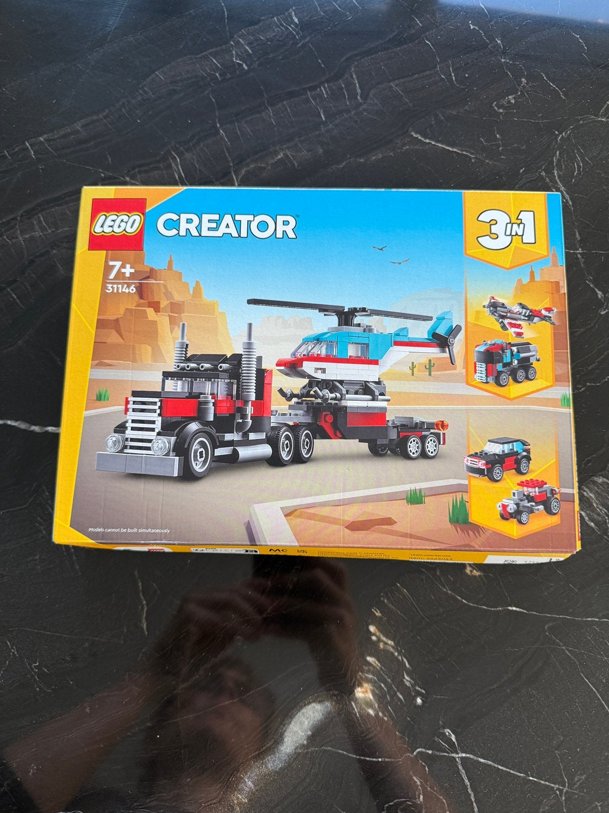 Lego Creator 31146. Truck met helikopter vliegtuig en auto, Lego, Nieuw, Ophalen of Verzenden, Compleet