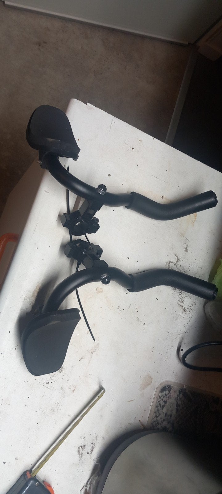 Zwarte Aerobar Opzetstuur voor Racefiets of Tijdritfiets, Onbekend, Stuur, Racefiets, Ophalen of Verzenden