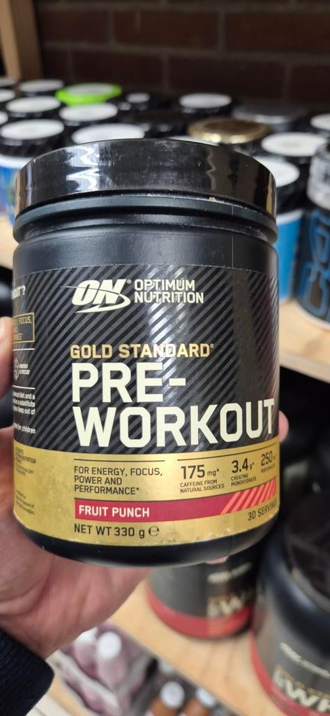 Optimum Nutrition Gold Standard Pre-Workout Fruit Punch, Ophalen of Verzenden, Nieuw, Overige typen