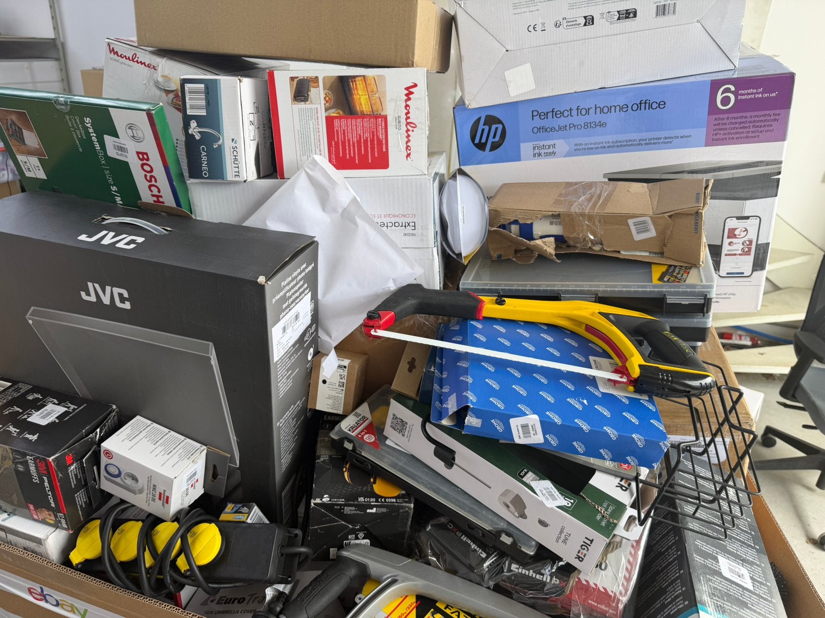 VOLLE EBAY PALLET (Electronica & Gereedschap), Ophalen, Ebay, Amsterdam, Info@ebay.nl