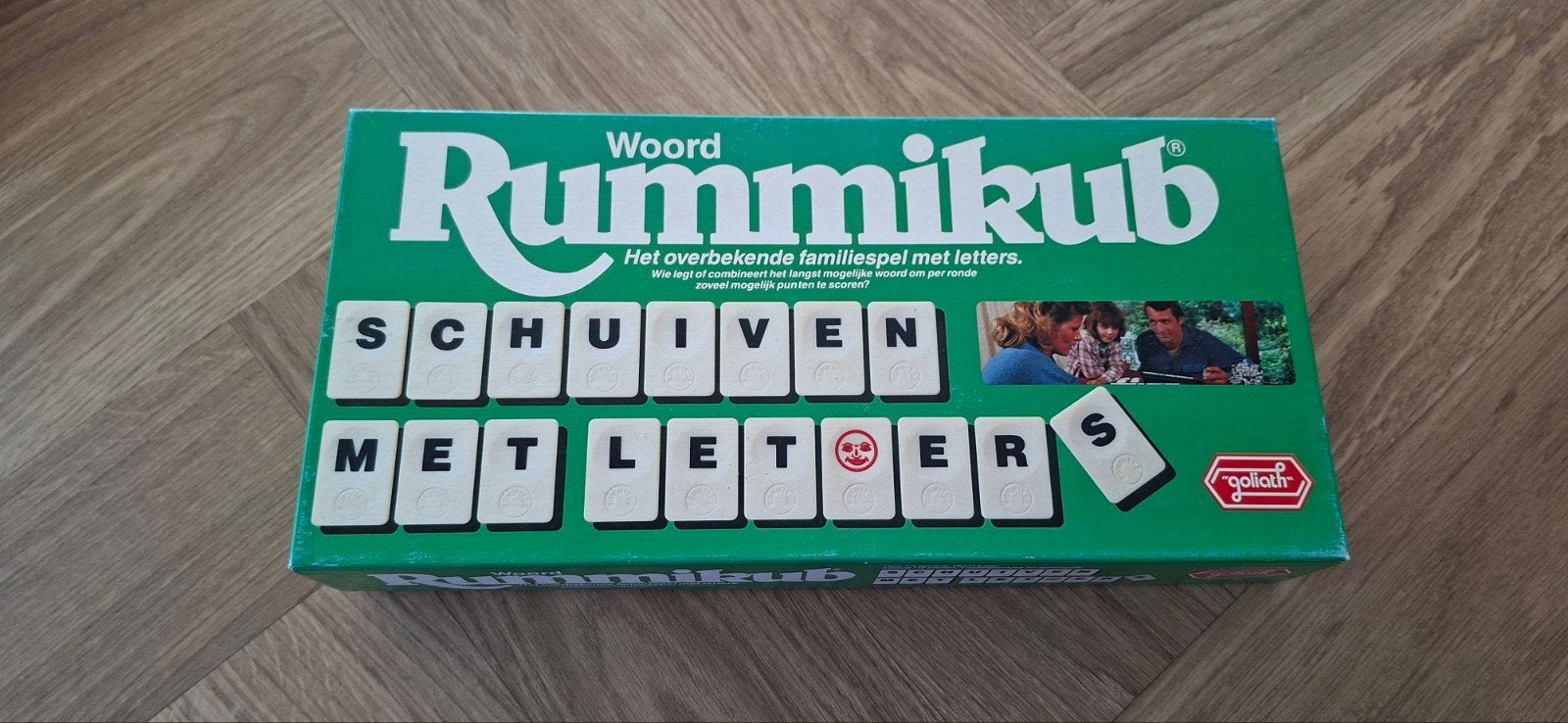 Rummikub letters Vintage, Een of twee spelers, Ophalen of Verzenden, Zo goed als nieuw, Goliath