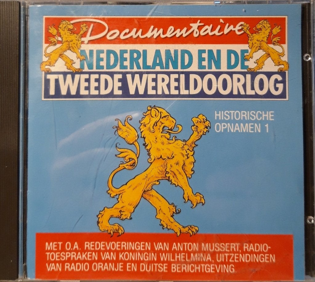 TWEEDE WERELDOORLOG Historische opnamen deel 1 KRASVRIJE CD