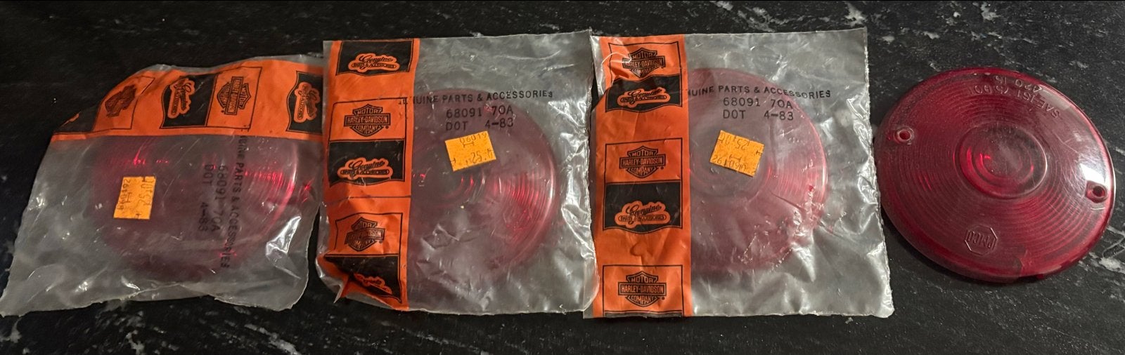 Harley Davidson Aermacchi Achterlicht Glaasjes - Nieuw, Ophalen of Verzenden, Nieuw