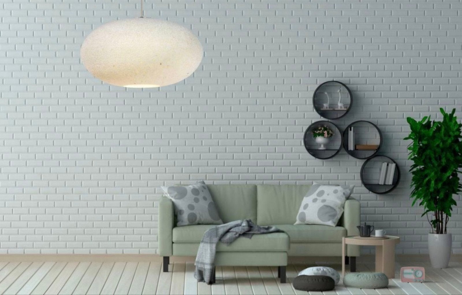 1 Formadri hanglamp The Egg 60 cm gerecycled shampoo flessen, Ophalen, Kunststof, E27 (groot), Zo goed als nieuw