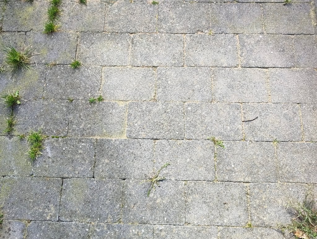 Gratis Ophalen: antraciet tuintegels ±16m2, Tuin en Terras, Ophalen, Gebruikt, 10 m² of meer, Beton