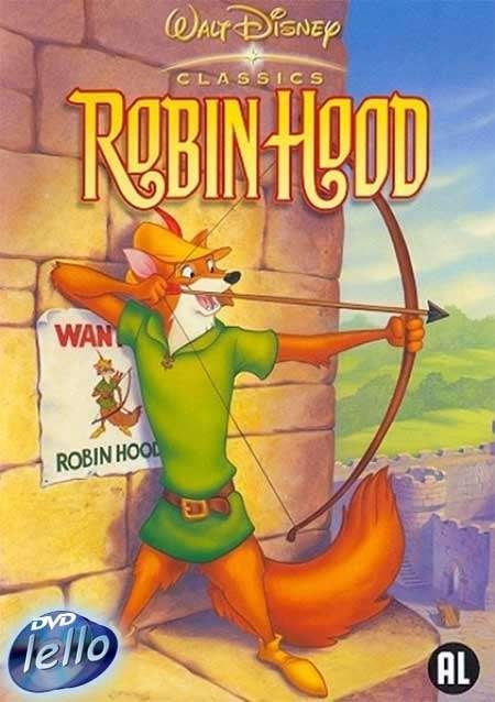Disney's Robin Hood (1973 Brian Bedford, Peter Ustinov) NL, Tekenfilm, Ophalen of Verzenden, Nieuw in verpakking, Alle leeftijden