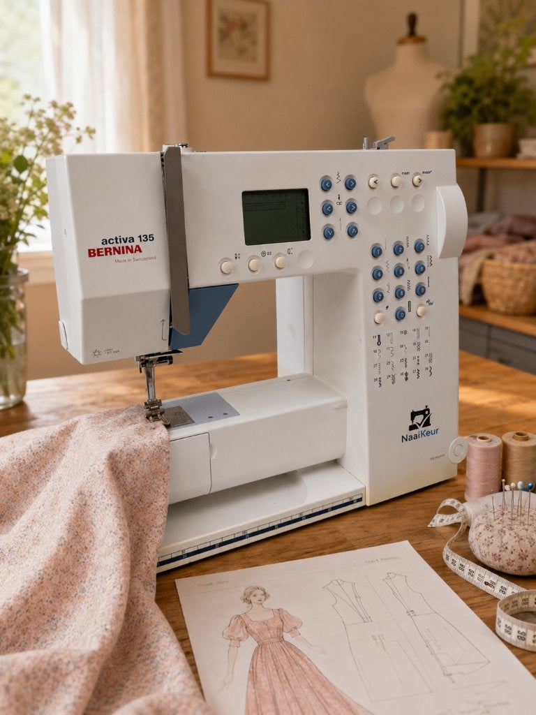 Bernina Activa 135 - NaaiKeur - naaimachine, Ophalen of Verzenden, Gebruikt, Naaimachine, Bernina