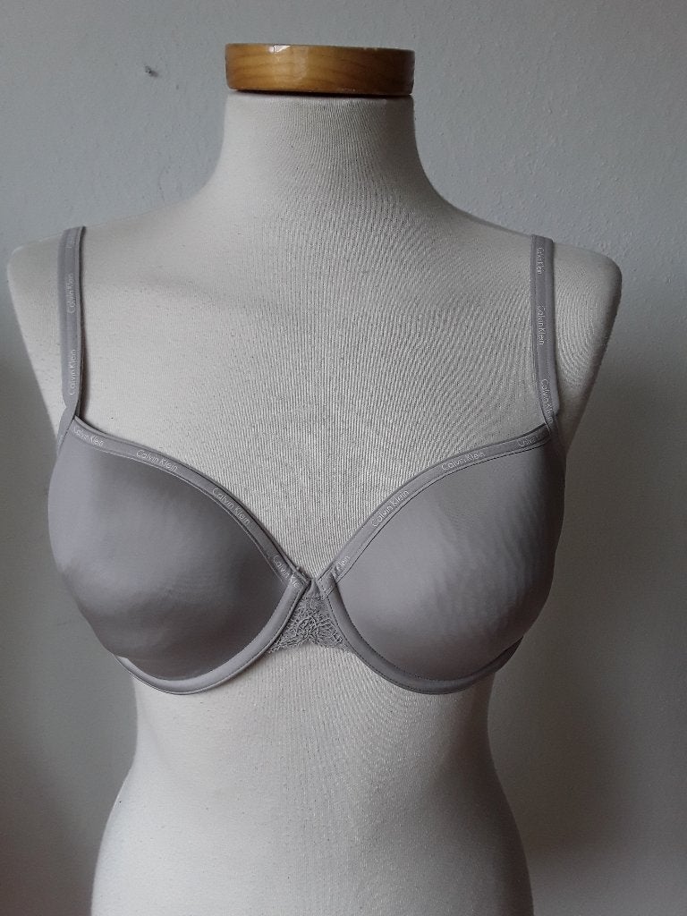 Bh in taupe Calvin Klein mt 75 D, Calvin Klein, Verzenden, Beige, BH