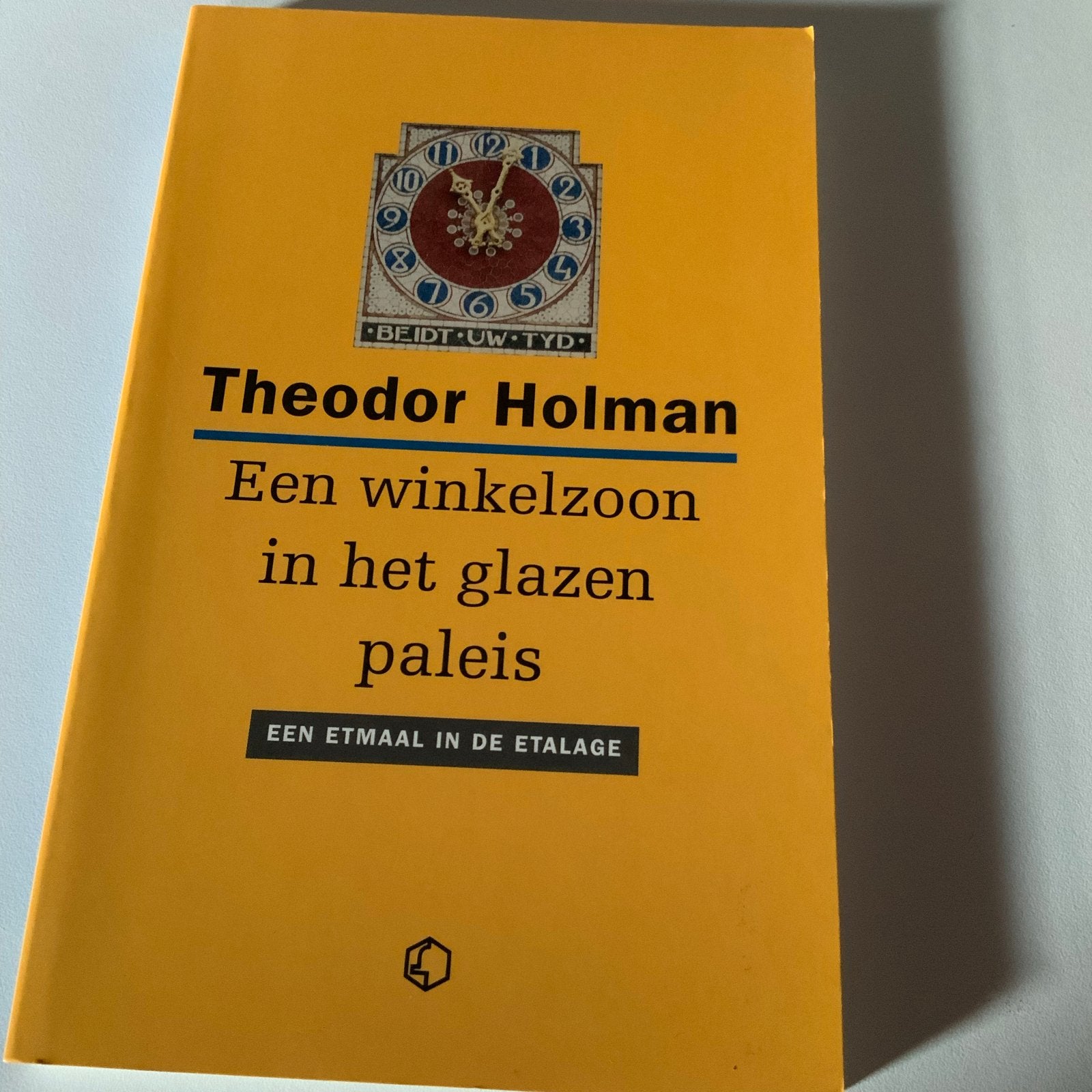 Theodor Holman - Een winkelzoon in het glazen paleis, Ophalen of Verzenden, Zo goed als nieuw, Nederland