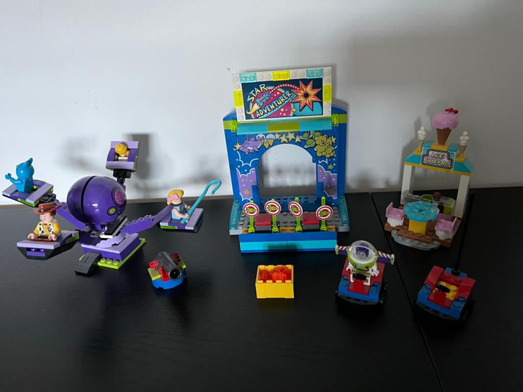 LEGO Toy Story 4: Kermisavontuur & Stuntshow (2 sets), Kinderen en Baby's, Speelgoed | Duplo en Lego, Gebruikt, Lego, Ophalen of Verzenden