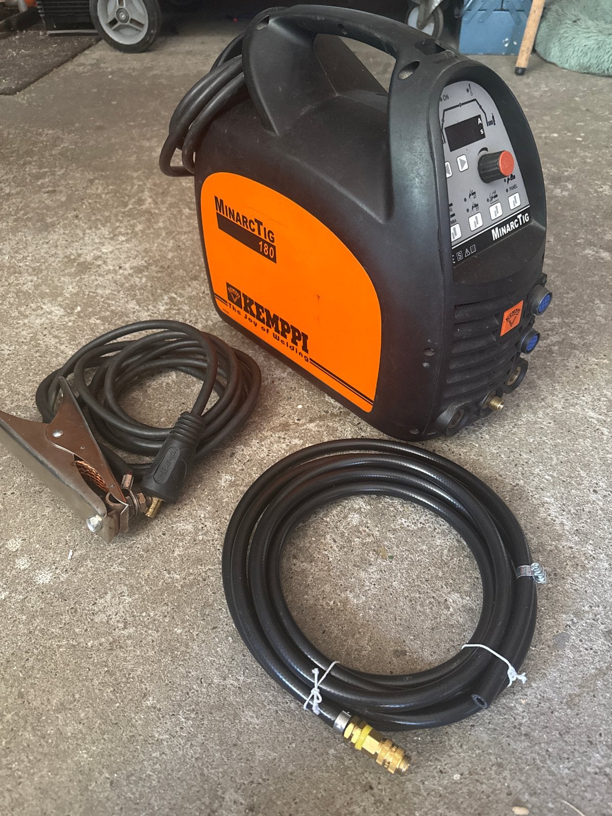 Kemppi MinarcTig 180 Lasapparaat - Compact en Krachtig, Ophalen of Verzenden, Gebruikt, 150 tot 250 ampère, Tig
