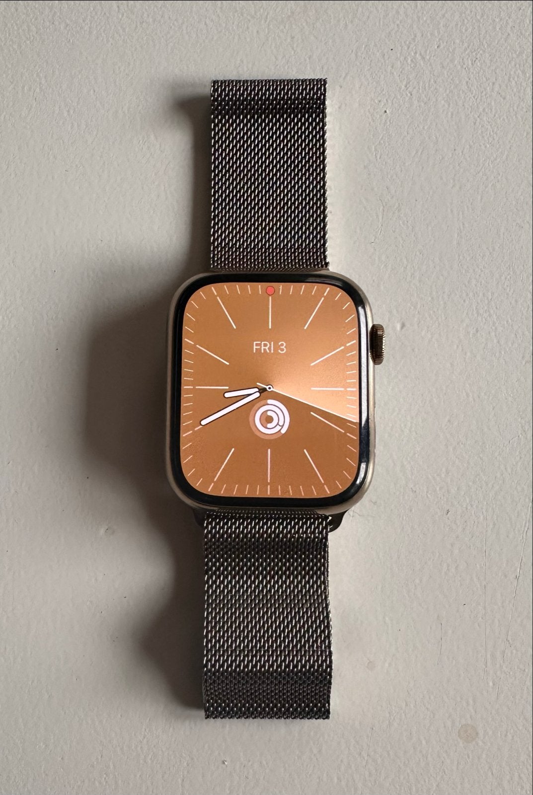 Apple Watch Series 9 GPS + Cellular 45mm Goud, Afstand, IOS, Ophalen of Verzenden, Zo goed als nieuw