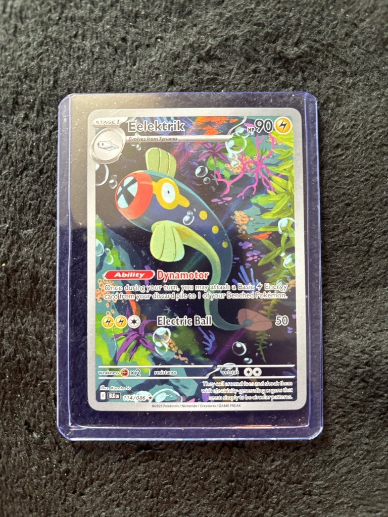 Eelektrik 114/086 van de blackbolt set, Ophalen of Verzenden, Zo goed als nieuw, Losse kaart, Foil