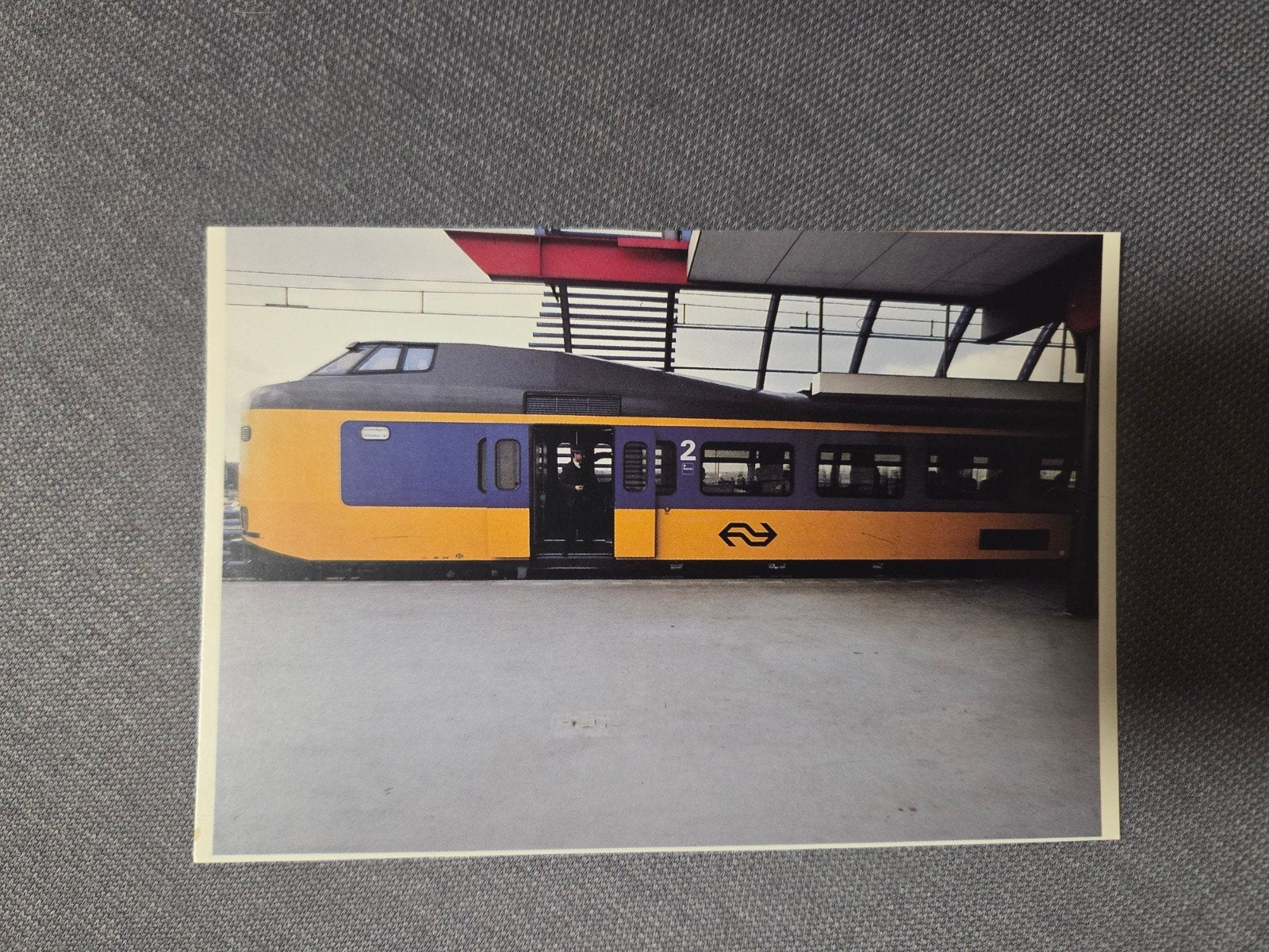 NS Koploopertrein Foto - NS Oud en Nieuw, Verzamelen, Spoorwegen en Tramwegen, Ophalen of Verzenden
