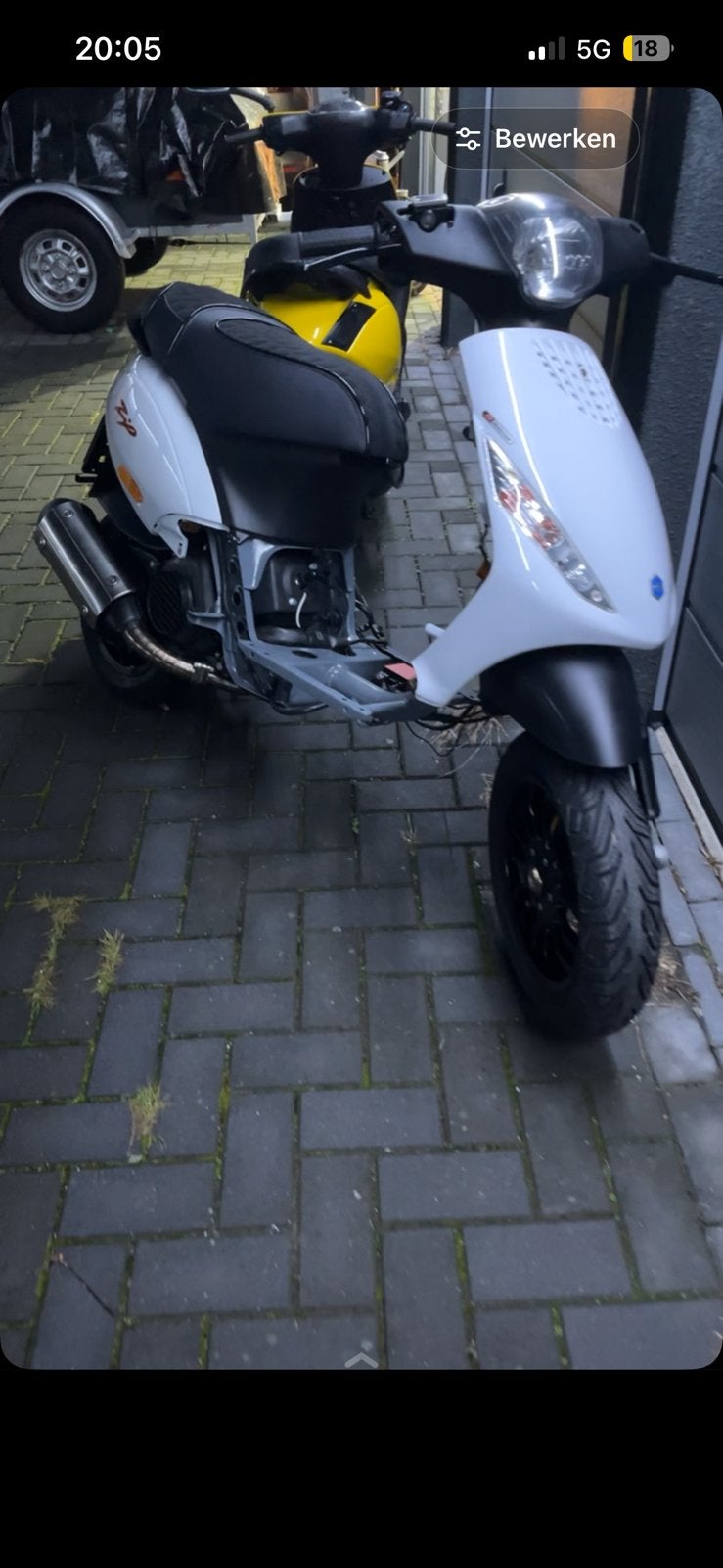 zip brom frame wok GEZOCHT!, Ophalen of Verzenden, Zo goed als nieuw, Frame, Piaggio