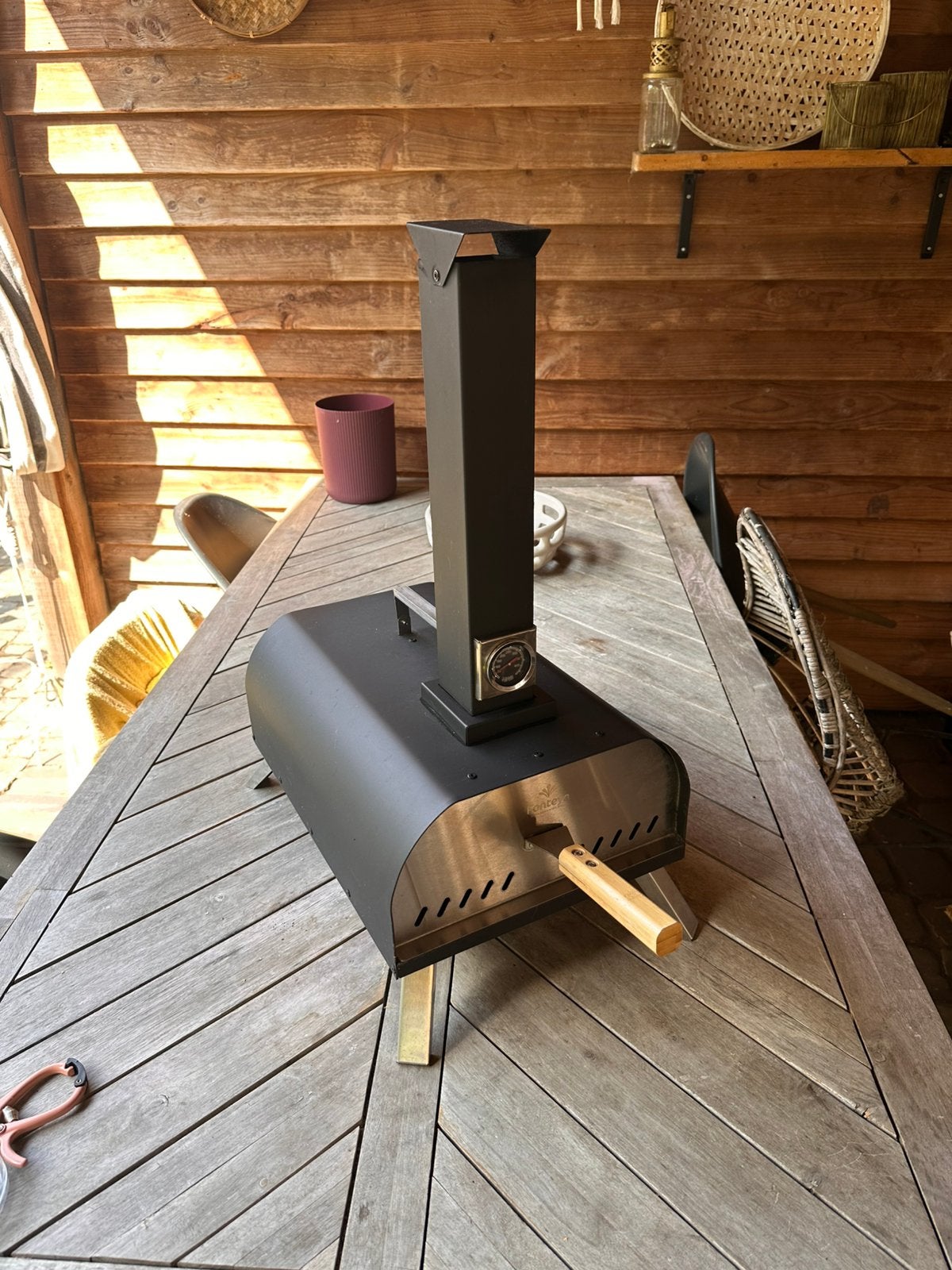 Pellet pizza oven (merk Fonteyn), Ophalen of Verzenden, Zo goed als nieuw