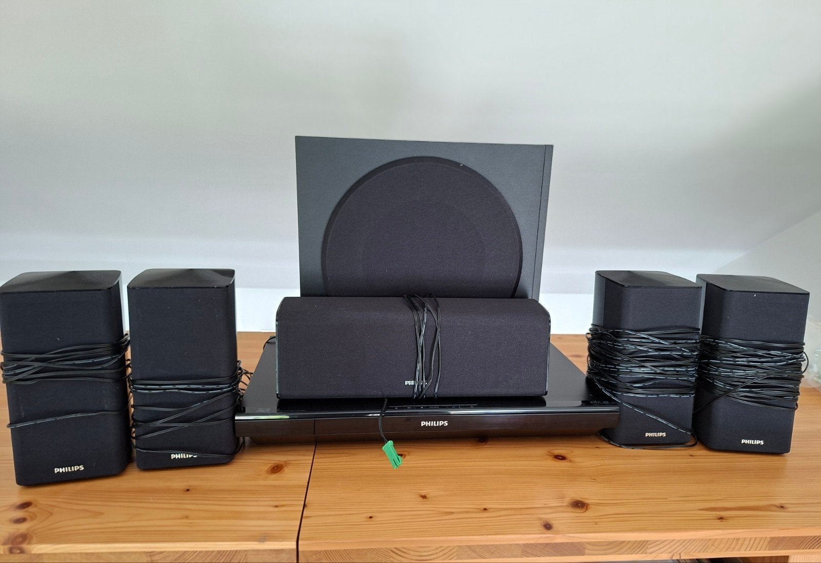 philips htb 3520 dolby surround set, Ophalen, Philips, Blu-ray-speler, 70 watt of meer