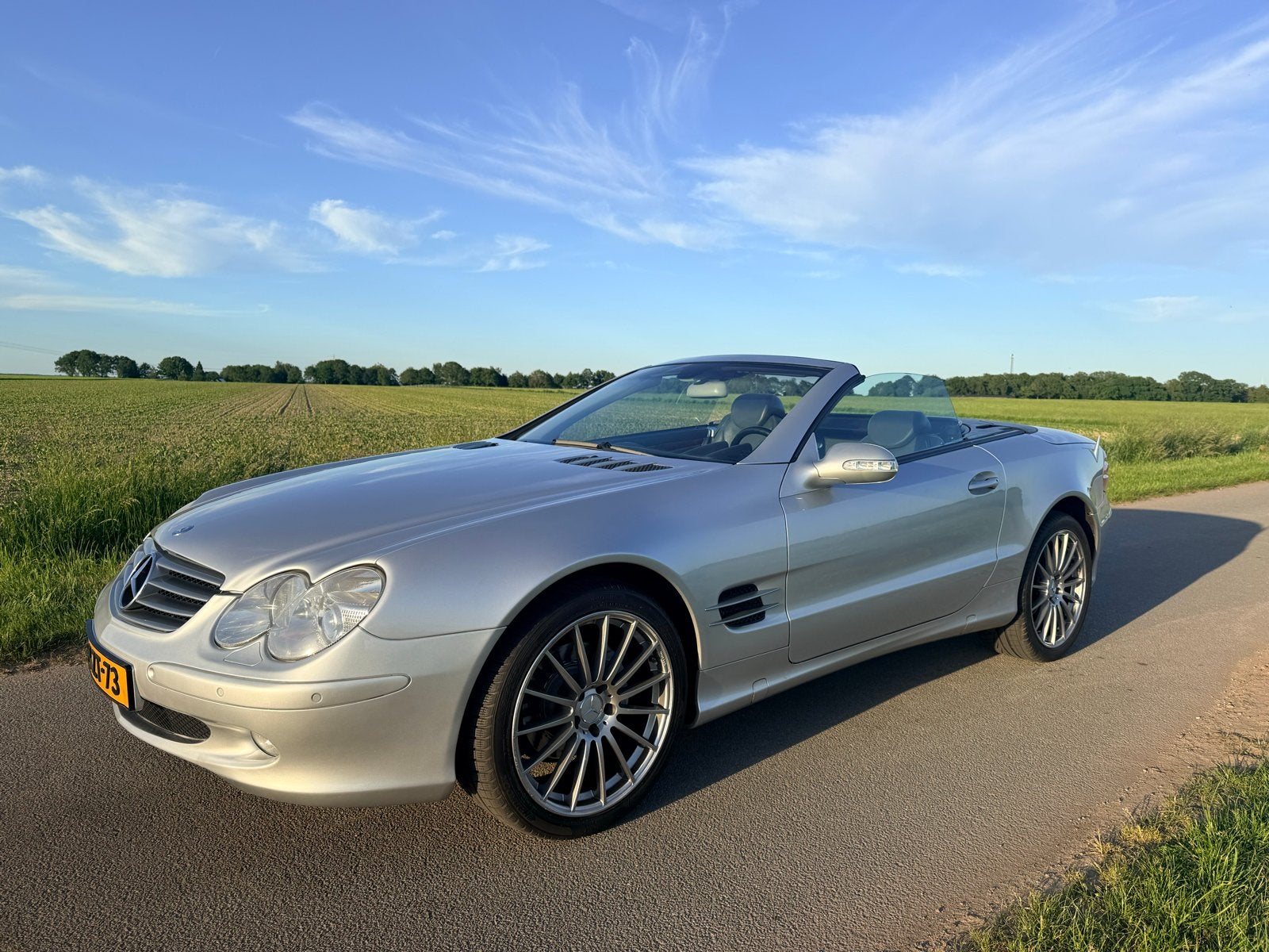 Mercedes-Benz SL 3.7 Sl350 Roadster 2003 Grijs, Automaat, Achterwielaandrijving, Cabriolet, Euro 4