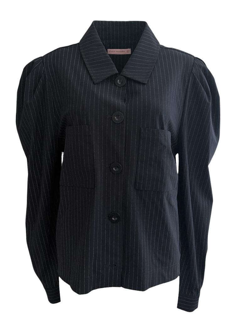 Studio Anneloes vest XL, Maat 46/48 (XL) of groter, Zo goed als nieuw, Verzenden, Blauw