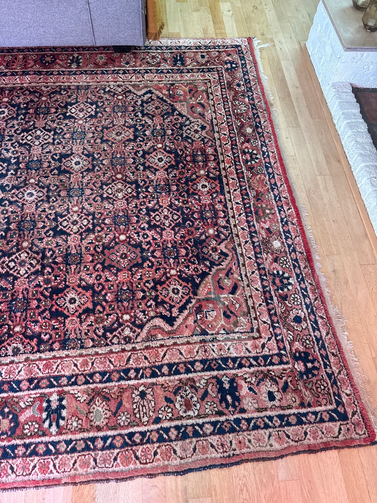 Perzisch tapijt, handgeknoopt, klassiek design, Ophalen, Gebruikt, 150 tot 200 cm, 200 cm of meer