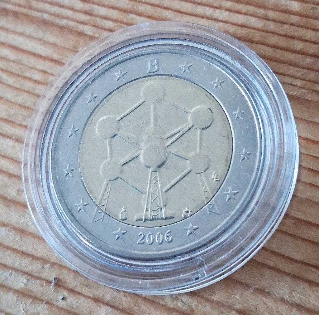 Belgie 2 euro 2006 UNC Atomium, Postzegels en Munten, Munten | Europa | Euromunten, Ophalen of Verzenden, België, 2 euro, Losse munt