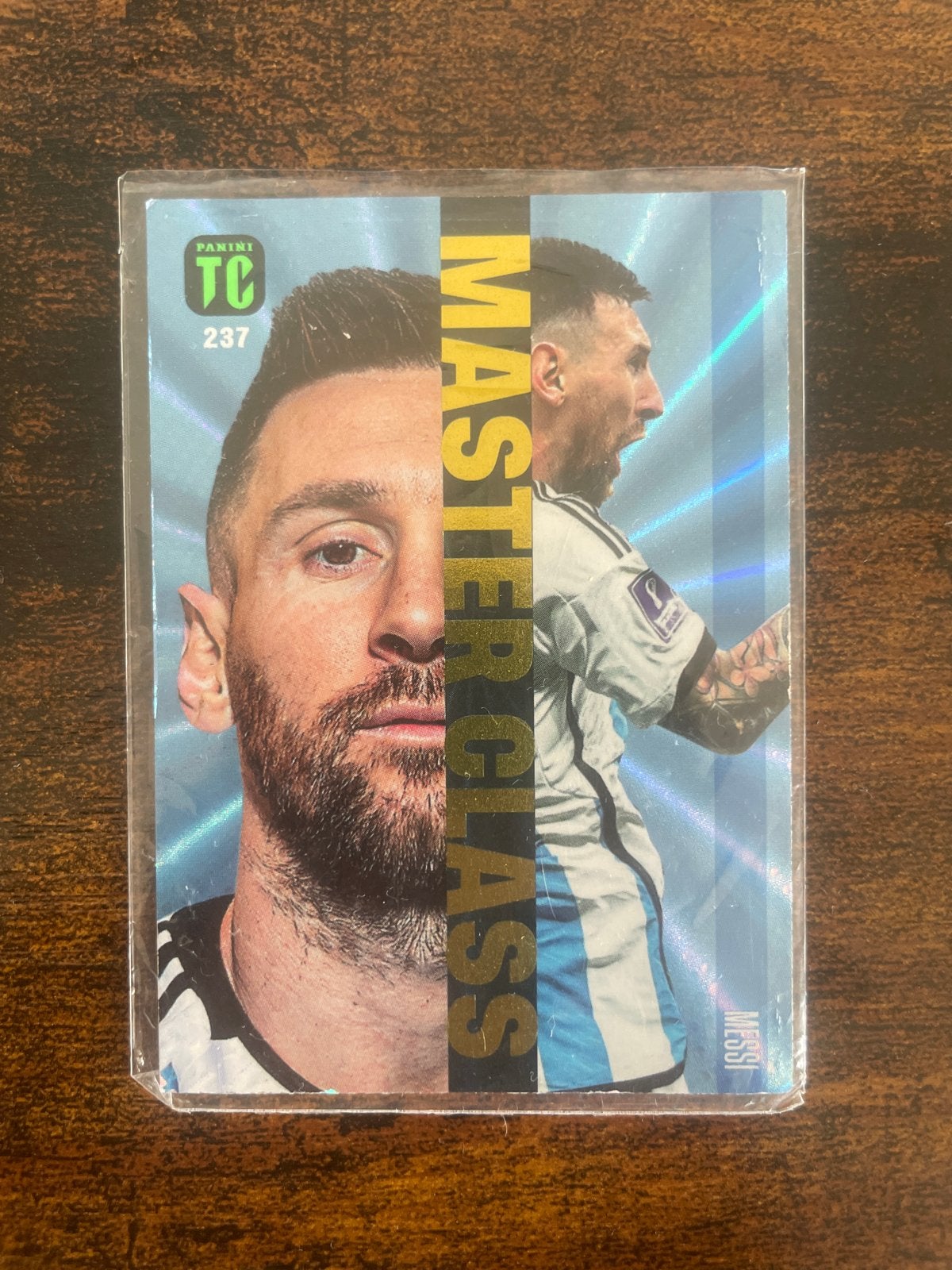 Panini Master Class Lionel Messi Kaart, Verzamelen, Ophalen of Verzenden, Zo goed als nieuw, Buitenlandse clubs, Spelerskaart
