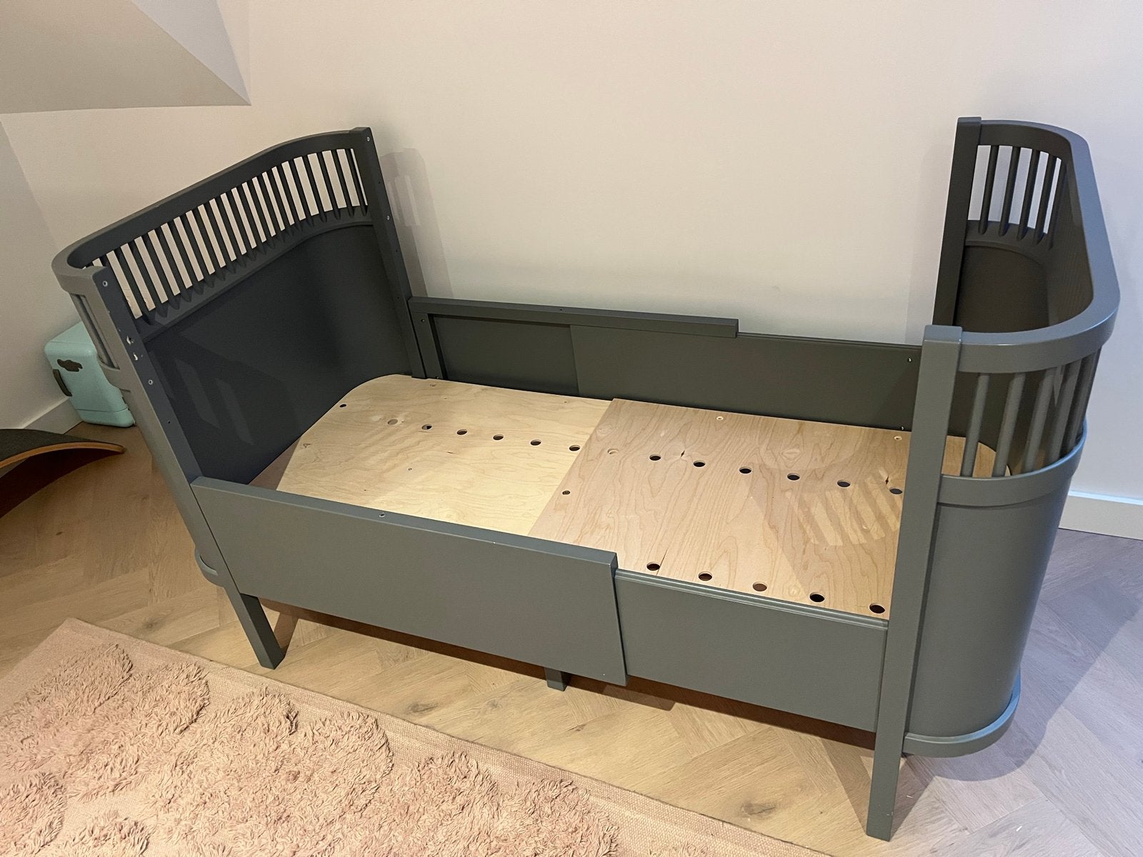 Sebra Kili meegroeibed met matras - Classic Grey, Ophalen, Gebruikt, Matras