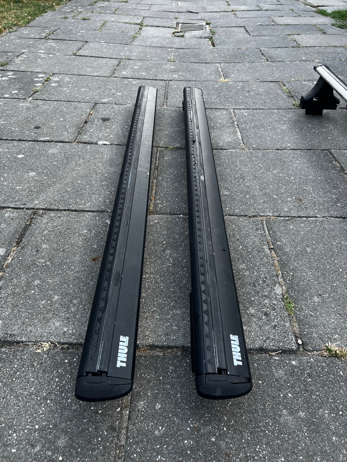 Thule WingBar Evo dakdragers 130 cm zwart voor dakrail, Auto diversen, Dakdragers, Ophalen, Gebruikt