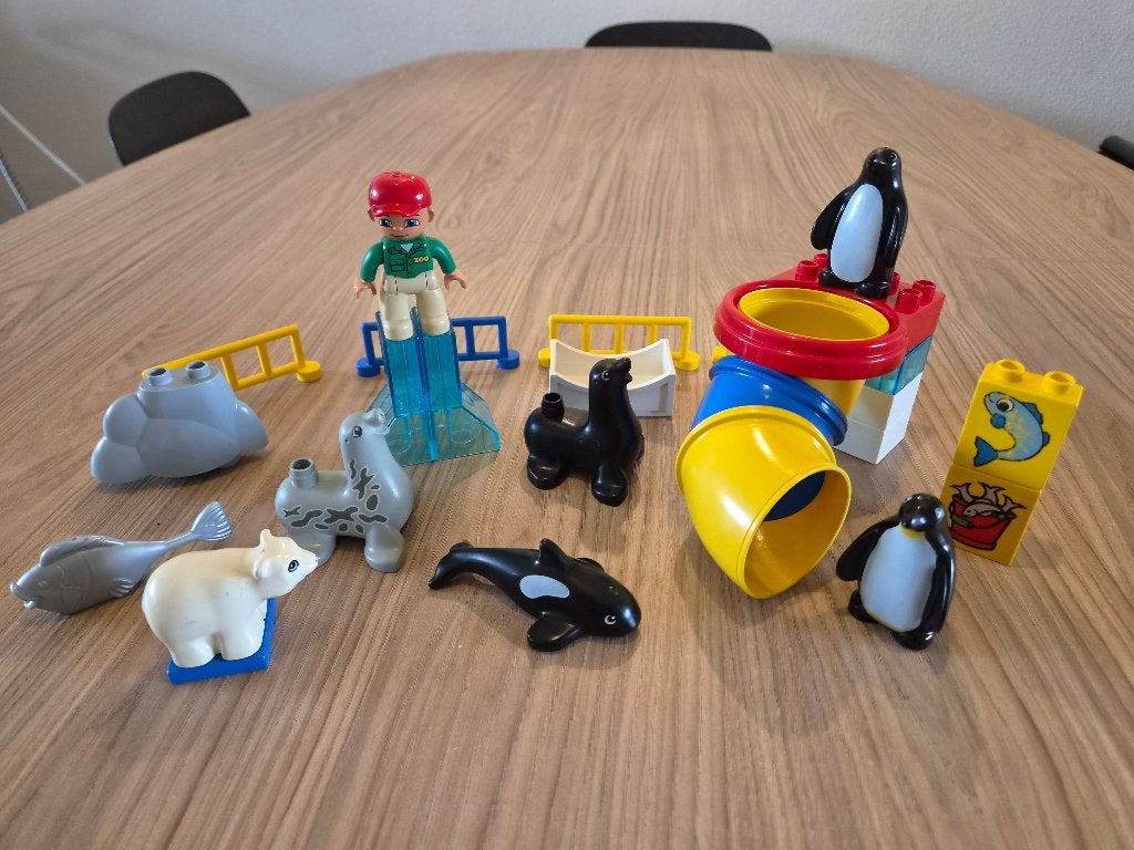Duplo Water Dieren met Glijbaan Set, Ophalen, Gebruikt, Overige thema's, Duplo