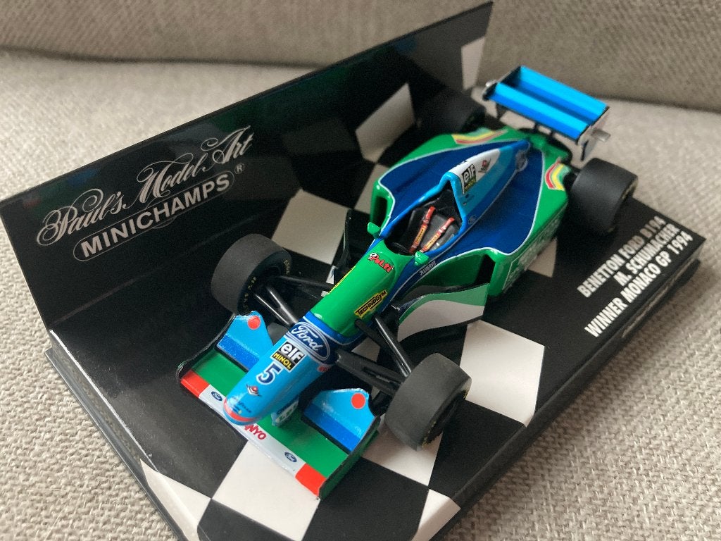 ✅ Michael Schumacher 1:43 Winner Monaco GP 1994 Benetton, Ophalen of Verzenden, Nieuw, Formule 1