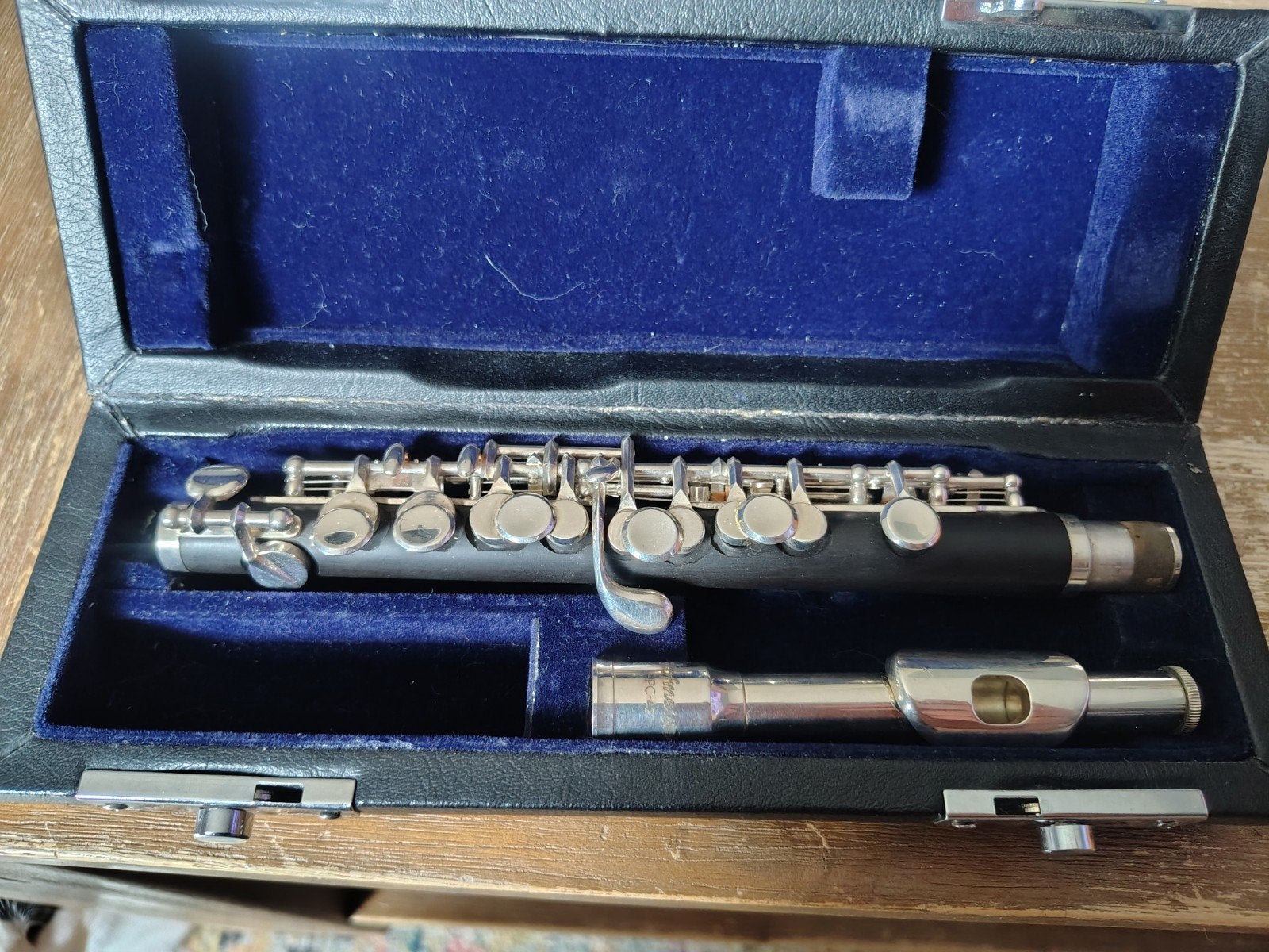Piccolo Hofmeister HPC-42 met koffer, Ophalen of Verzenden, Gebruikt, Piccolo, Met koffer of tas