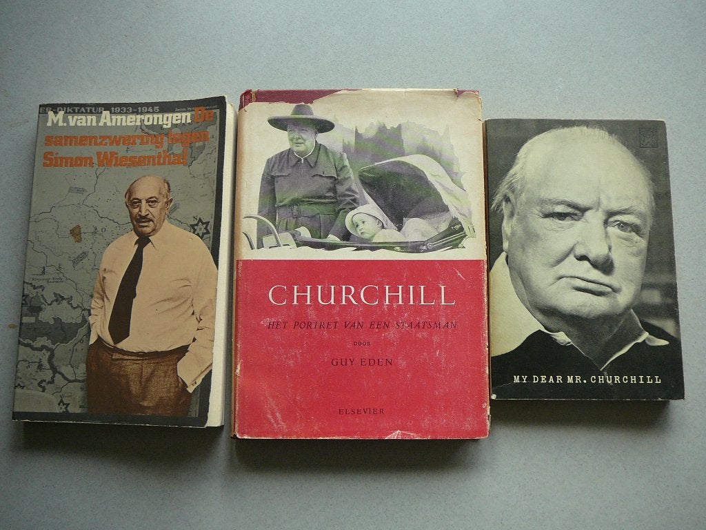 2 boeken over Churchill en 1 samenzwering tegen Wiesenthal, Ophalen of Verzenden, Tweede Wereldoorlog