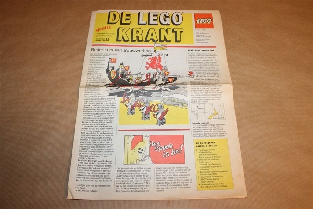 De Lego Krant - nr. 54 - 1992, Ophalen of Verzenden, Zo goed als nieuw