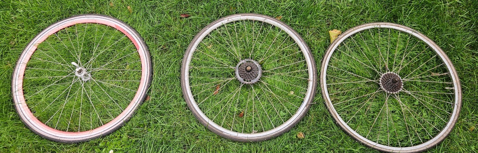 Fietswielen 28" 2x achter 1x voor, Fietsen en Brommers, Ophalen, Gebruikt, Frame