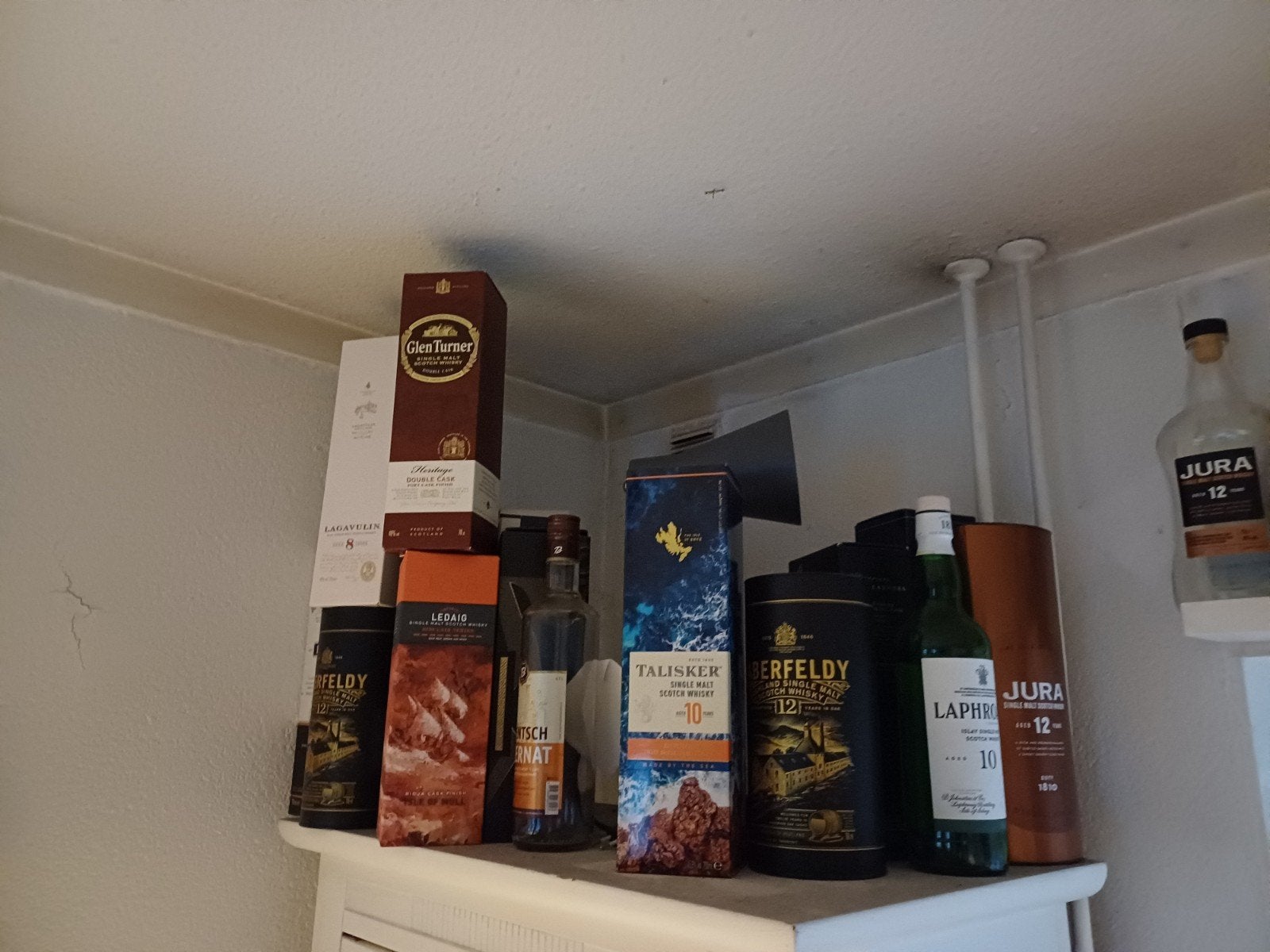 Whiskyflessen collectie - Lege flessen en verpakkingen, Verzamelen, Ophalen, Gebruikt