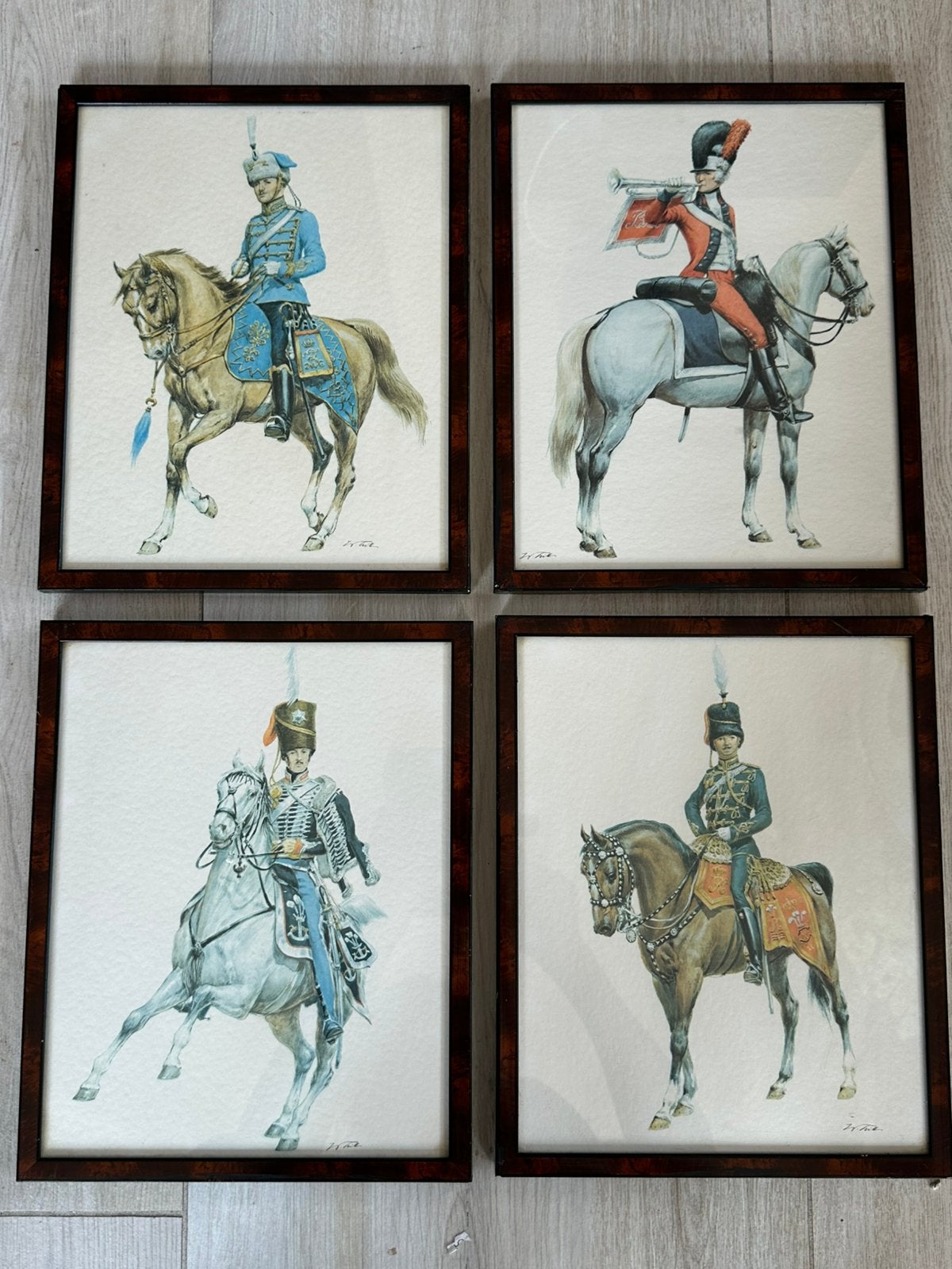 Wolfgang Tritt oude artillerie prenten 1 koop  21/26 cm, Ophalen of Verzenden