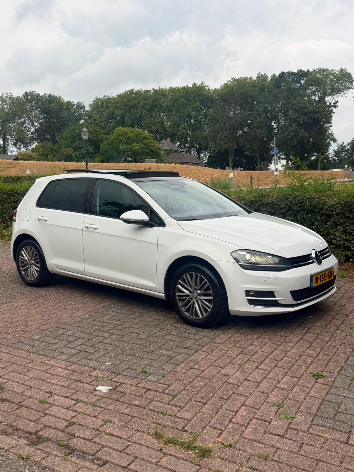 Volkswagen Golf 1.4 TSI 150 PK 5D 2014 Wit Panodak Trekhaak, Voorwielaandrijving, 4 cilinders, 1193 kg, Wit
