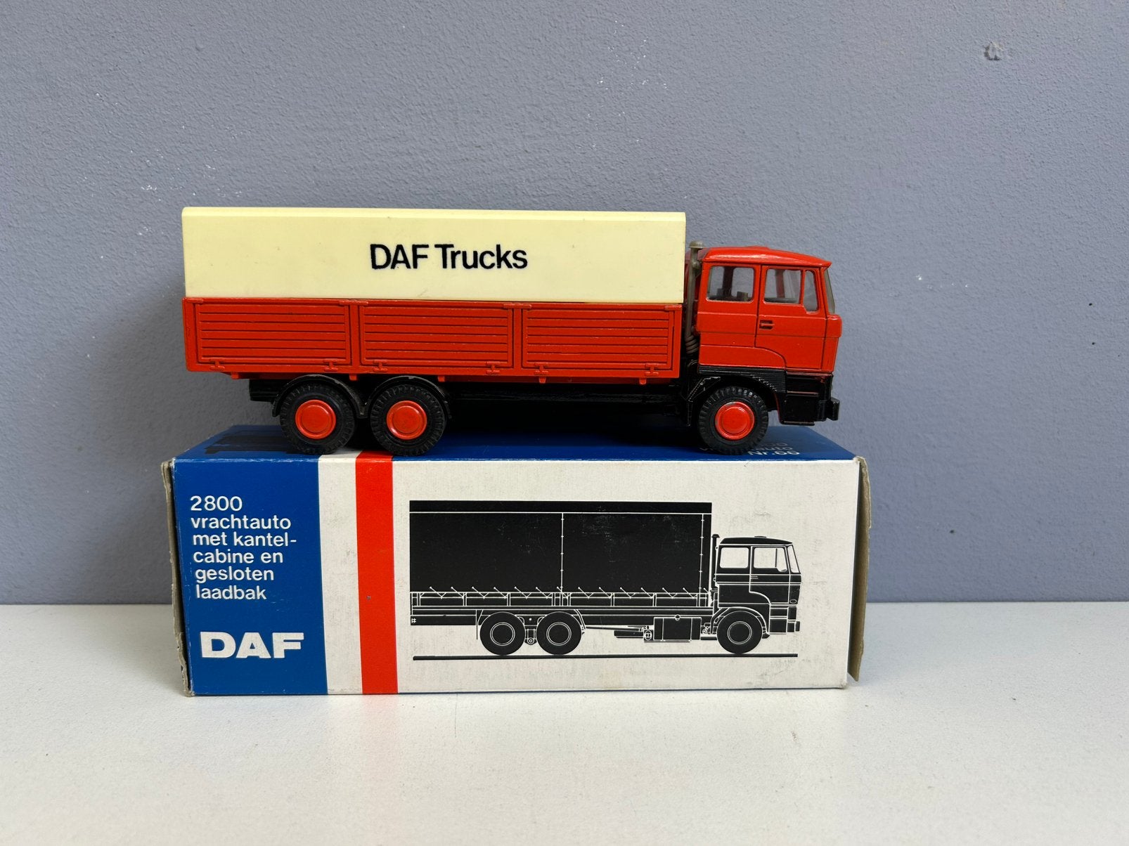 Lion toys car Daf 2800 demo NMIB €28 1:50, Ophalen of Verzenden, Zo goed als nieuw, Bus of Vrachtwagen, Lion Toys