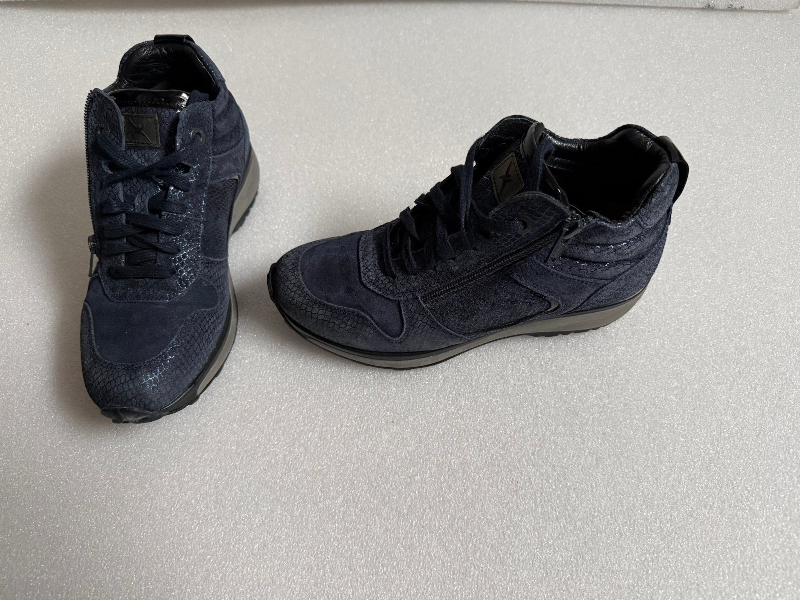 Donkerblauwe XSensible stretchwalker sneakers  maat 38, Xsensible, Blauw, Ophalen of Verzenden, Sneakers of Gympen