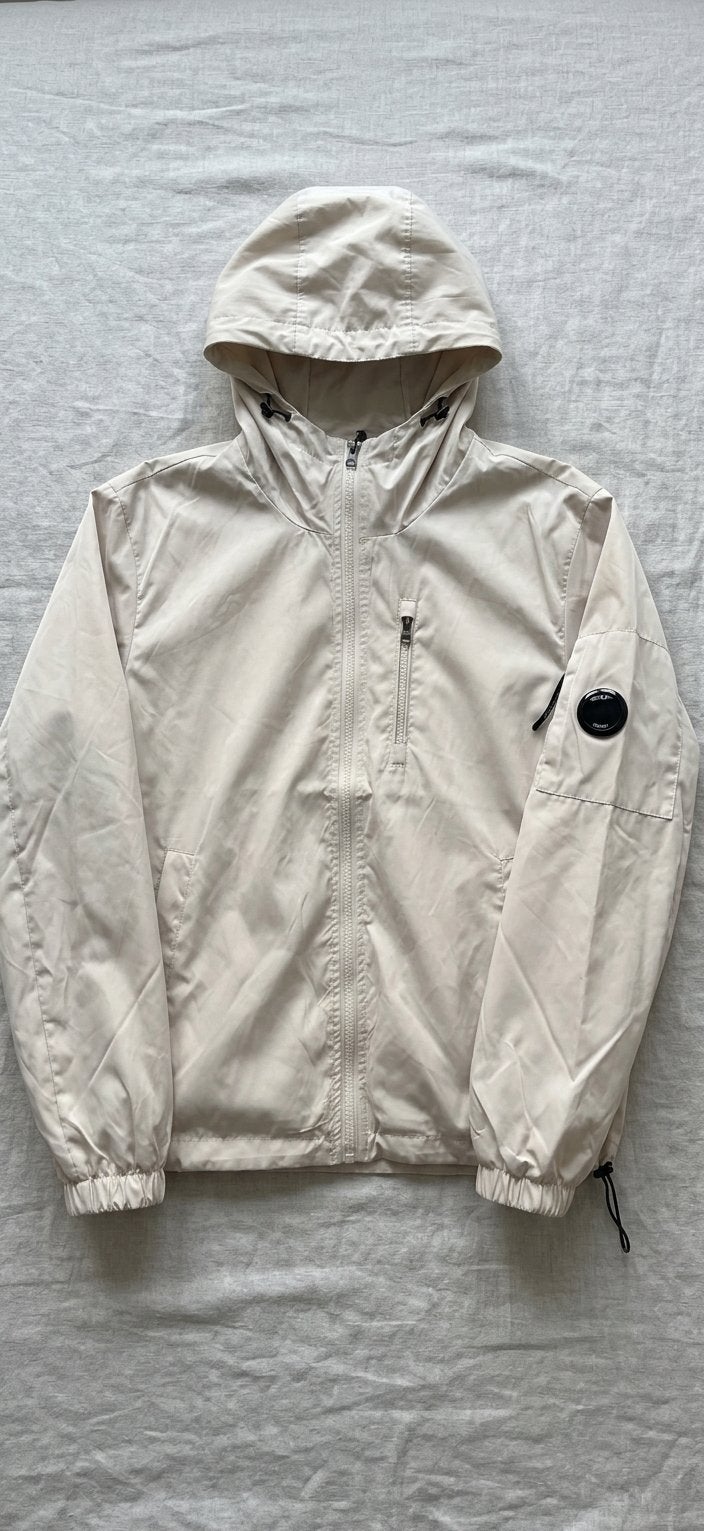CP Company Windbreaker Jas - Beige, Kleding | Heren, Jassen | Zomer, Ophalen of Verzenden, Gedragen, Overige maten, Beige