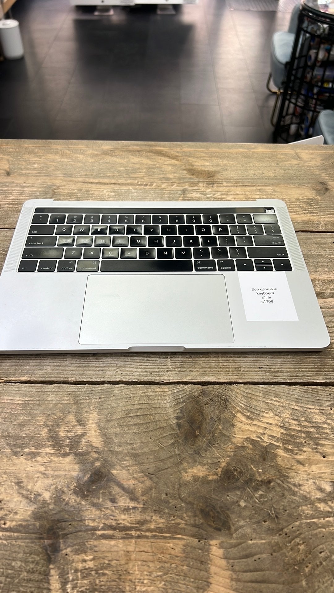 MacBook Pro 13" (2016-2017)Toetsenbord ZILVER, Gebruikt, Info@notebookandmore.nl, Ben, DDR3