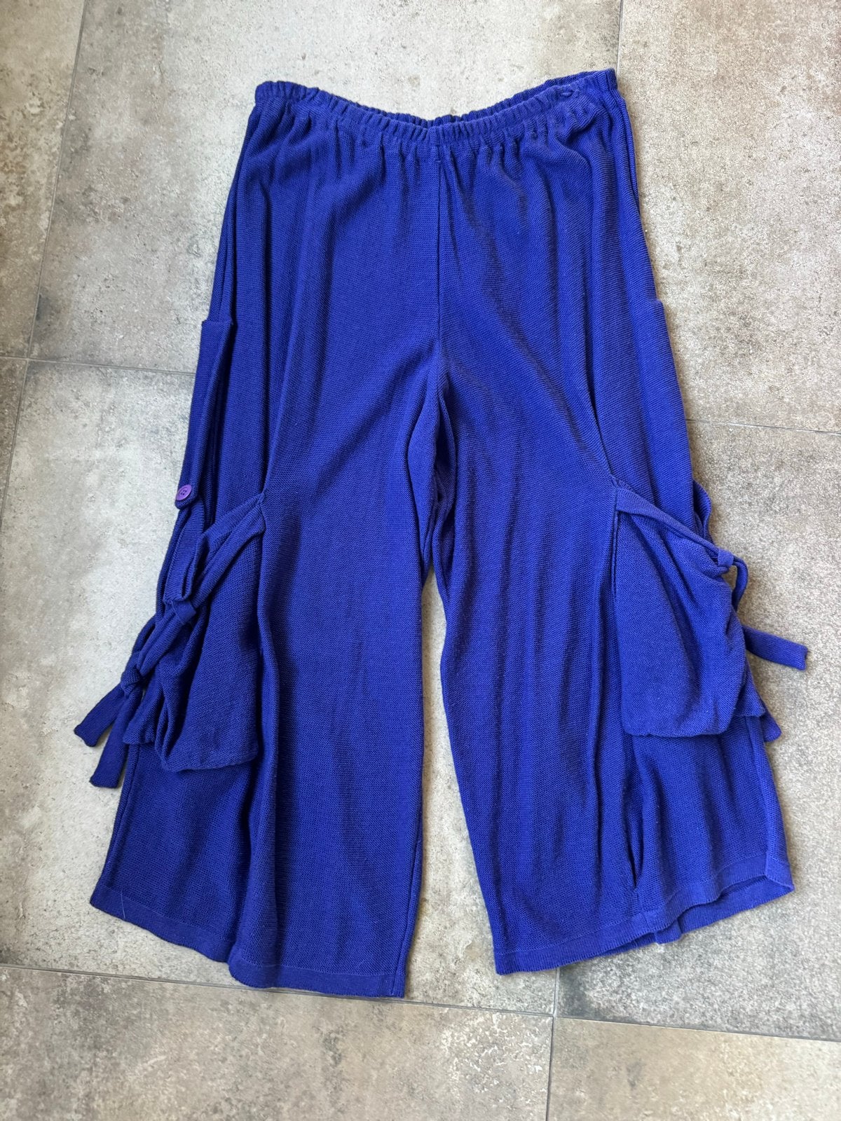* eyecatcher * Completo Comfortabele paarse broek met zakken, Ophalen of Verzenden, Zo goed als nieuw, Maat 38/40 (M), Paars