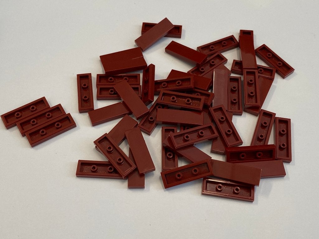Partij nieuwe 50x 1x3 Lego tegels (diverse kleuren), Overige thema's, Lego, Nieuw, Ophalen of Verzenden