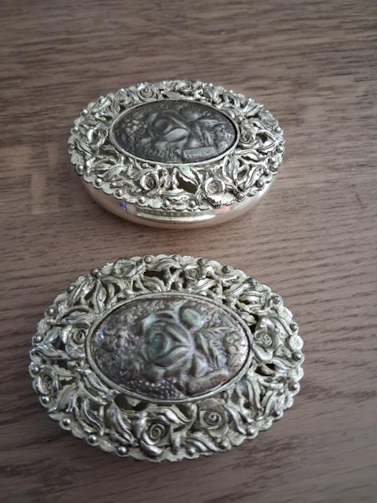 Verzilverde antieke voorwerpen 925 zilver, Ophalen of Verzenden, Zilver, Zilver