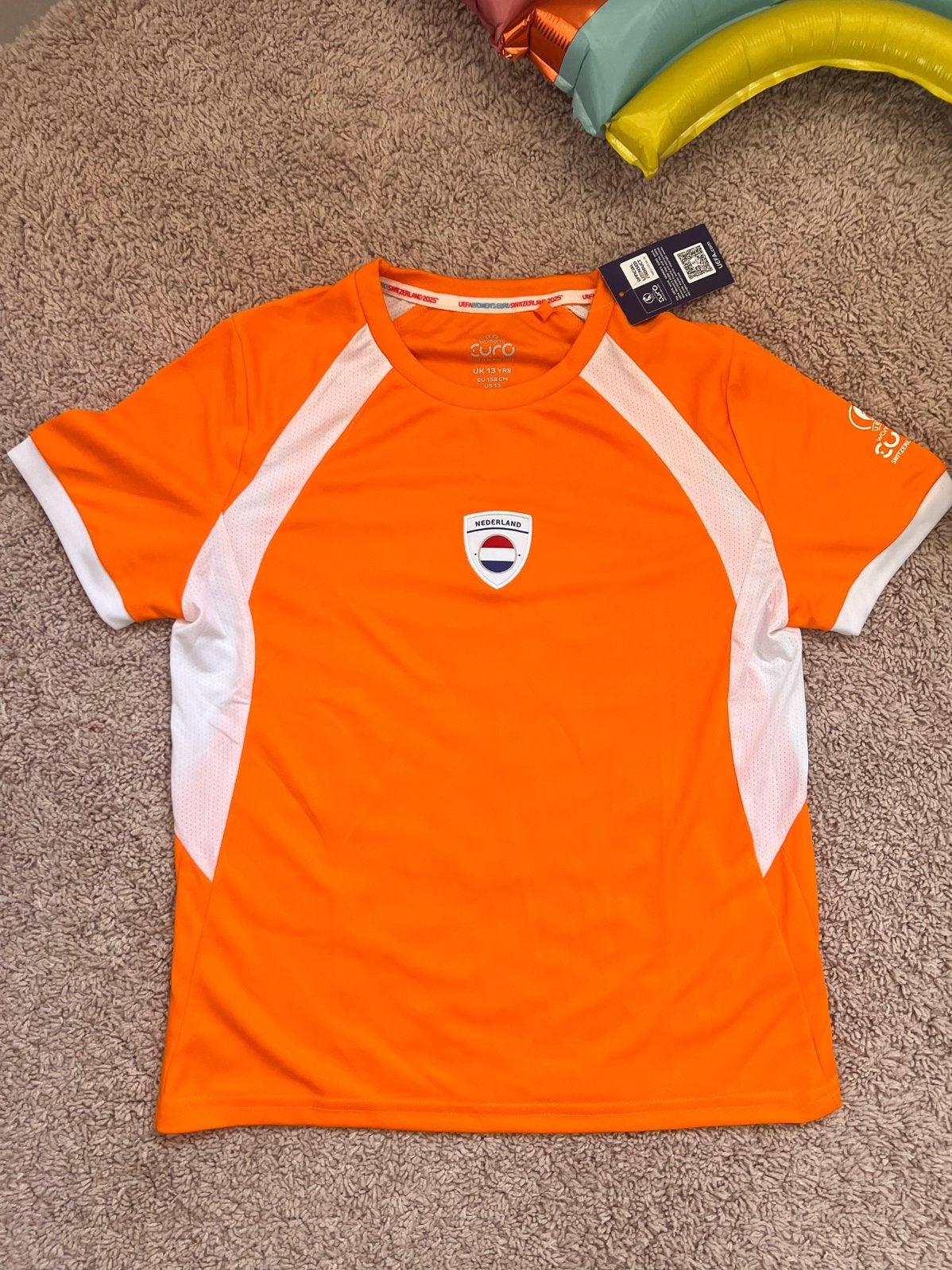 Nederlands Elftal oranje Thuisshirt maat 158, Kinderen en Baby's, Kinderkleding | Maat 158, Ophalen of Verzenden, Nieuw, Jongen of Meisje