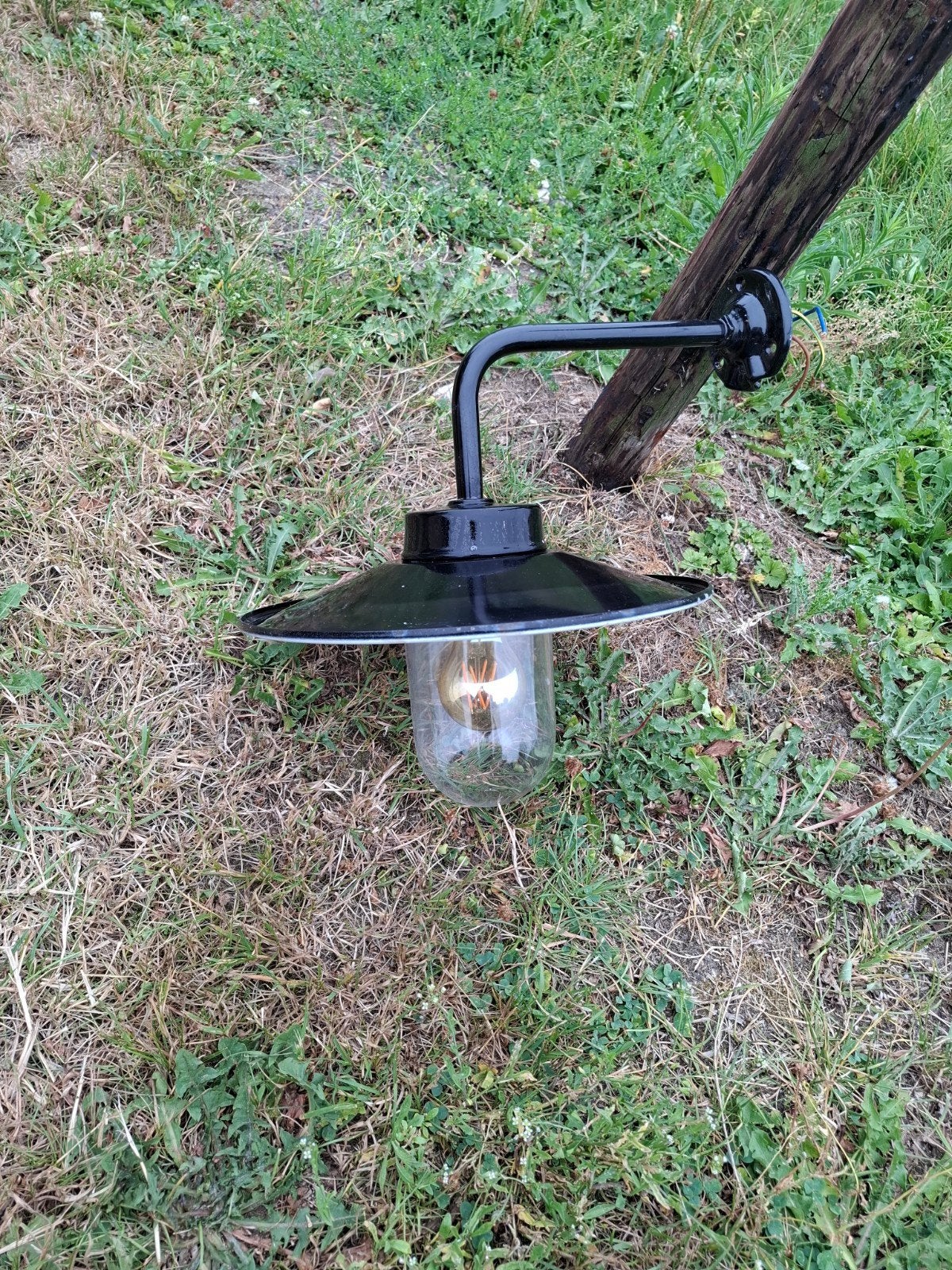 Buiten hang lantaarns. Ouderwetse look, Ophalen, Netvoeding, Minder dan 50 watt, Wandlamp